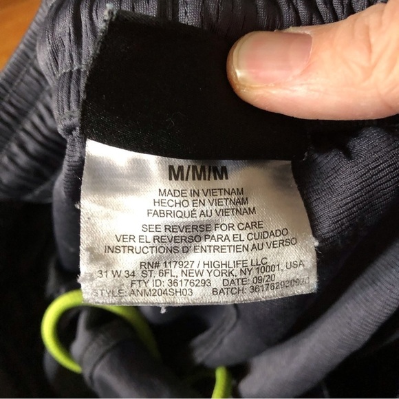 And1 gray athletic basketball shorts in size M - Picture 5 of 5